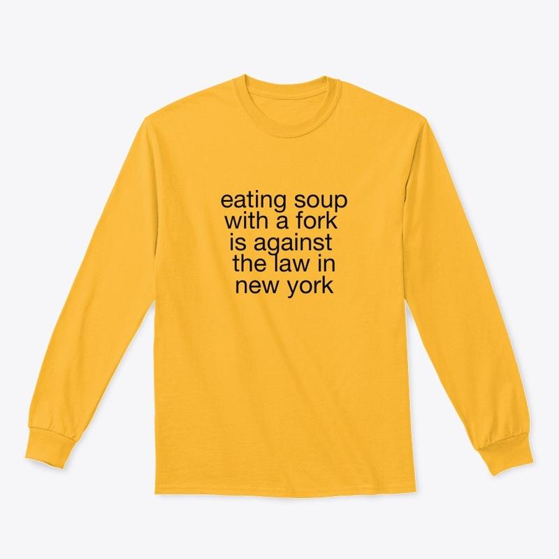 eating soup tee